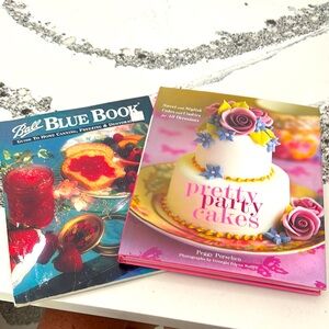Pretty Party Cakes and Ball Blue Book Set